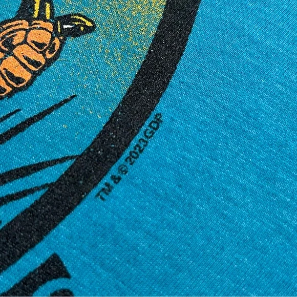 🐢 '23 Grateful Dead Band Jack Straw Terp Station Super Soft Riverbed Turquoise T - Picture 4 of 14
